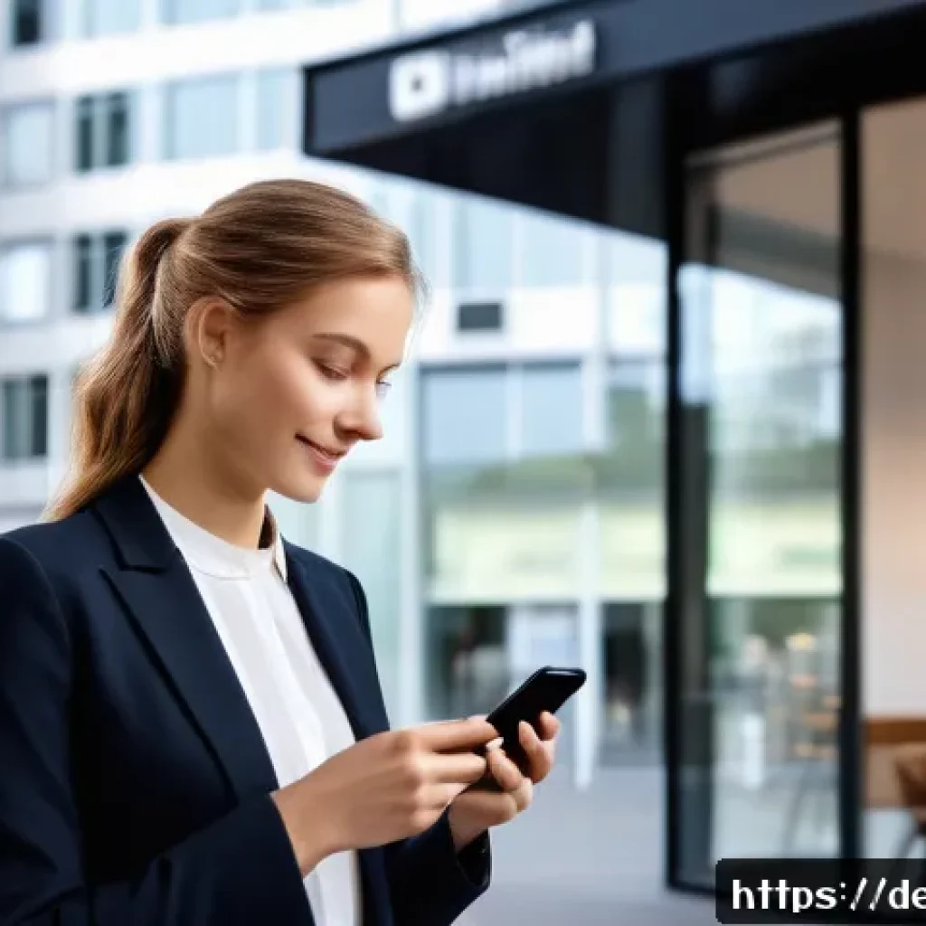 저축은행과 시중은행 비교 - A modern German bank customer using a smartphone for mobile banking in everyday life: a stylish youn...